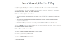 Desktop Screenshot of learnvimscriptthehardway.stevelosh.com